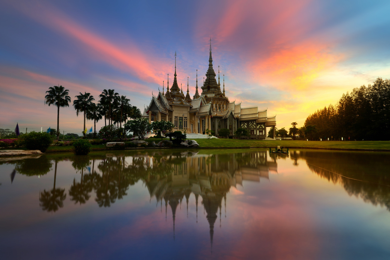 Wat Non Kum Temple in bangkok thailand .